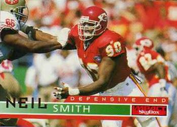Neil Smith Kansas City Chiefs 1995 SkyBox Impact NFL #73